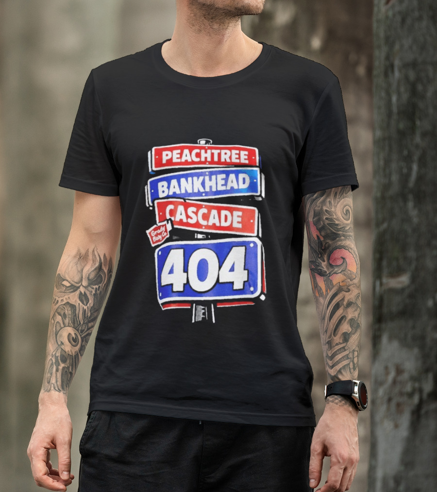 Peachtree Bankhead Cascade 404 Grady Baby Co T-Shirt