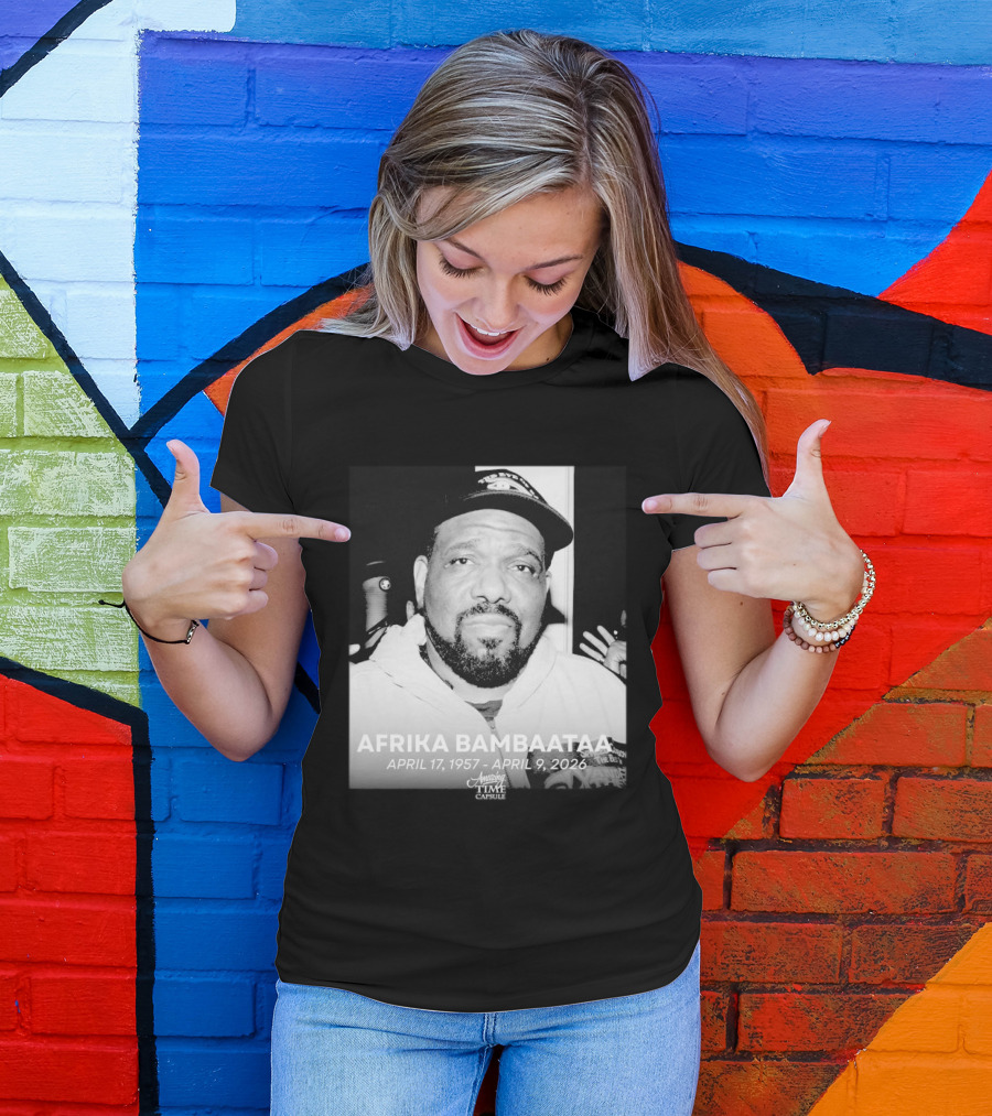 Afrika Bambaataa April 17 1957 April 9 2026 Time Capsule T-Shirt