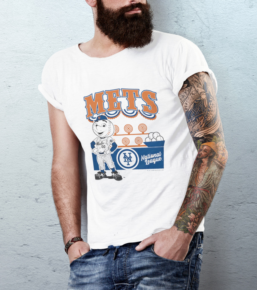 New York Mets 2026 Step Back Up National League MLB T-Shirt