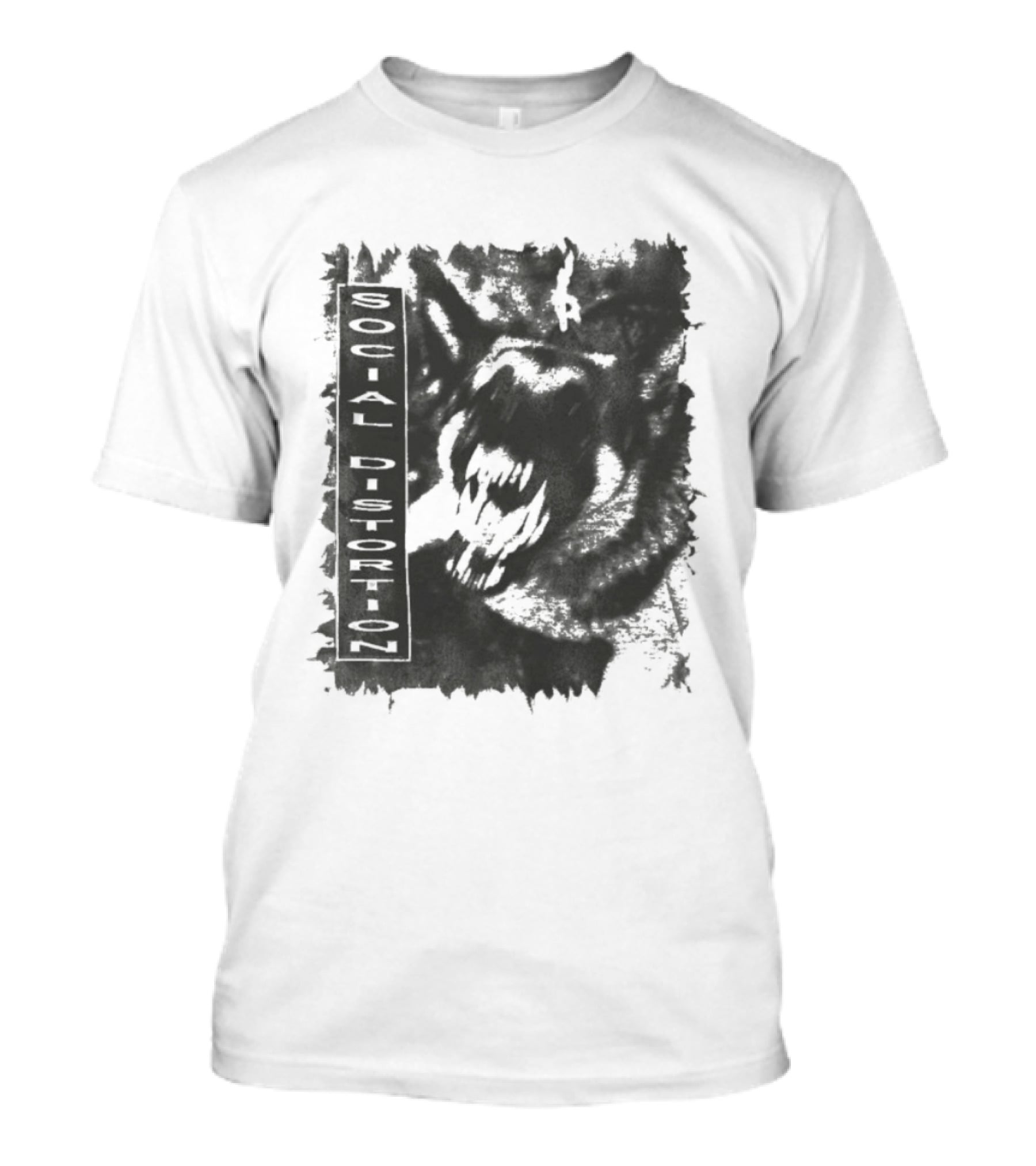 Social Distortion Dog Fight Skeleton Man Boxing Gloves T-Shirt
