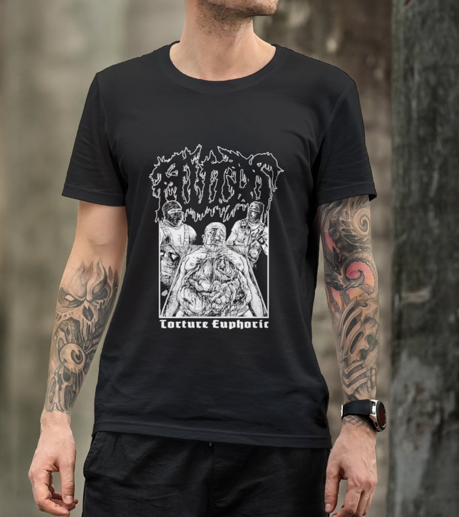 Fluids Torture Euphoric Gruesome Horror Fantasy T-Shirt