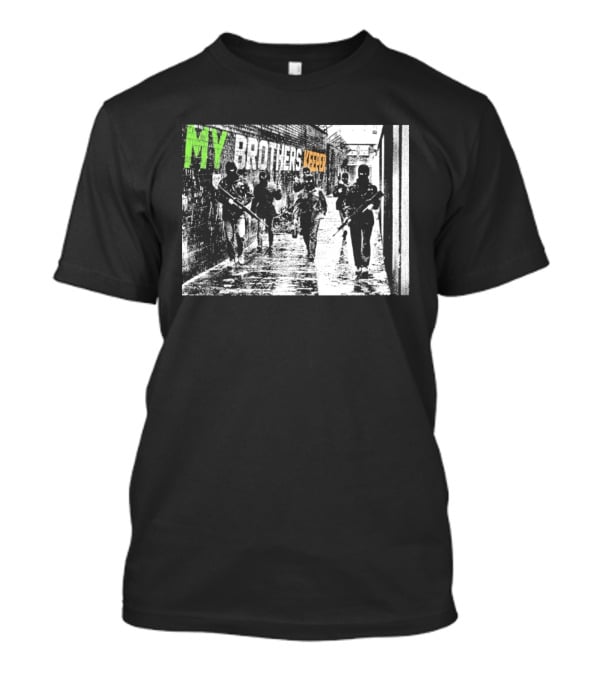Omerta My Brothers Keeper Masked Figures Alleyway T-Shirt