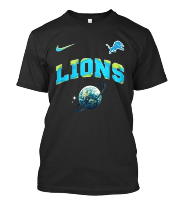 Detroit Lions Earth Day 2026 Nike Planetary T-Shirt