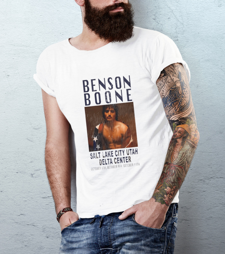 Benson Boone Salt Lake City Utah Delta Center October 8th 9th 11th T-Shirt
