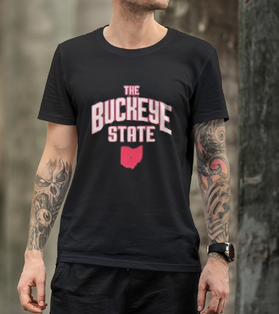 Ohio State Baseball Stealth Black Uniform 2026 The Buckeye State T-Shirt