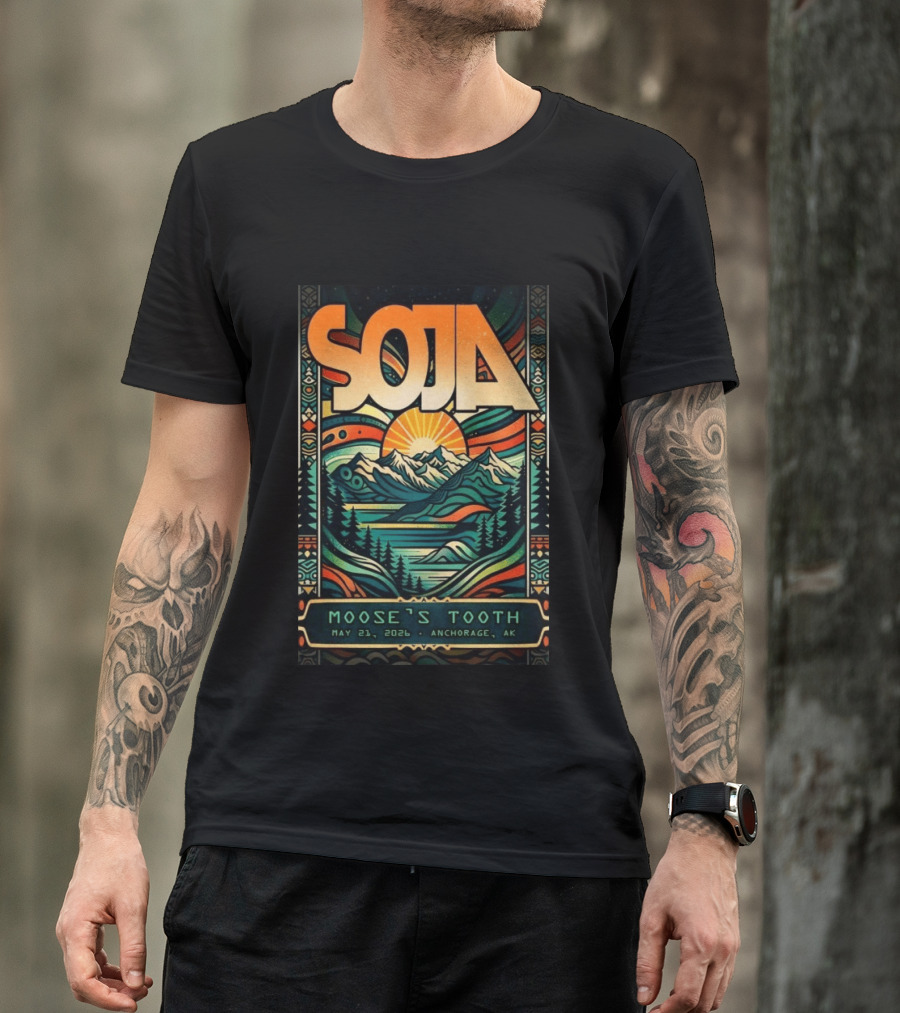 Soja Moose's Tooth Anchorage AK May 21 2026 T-Shirt