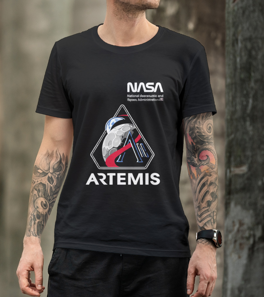 NASA Artemis 2 Mission Moon Exploration T-Shirt