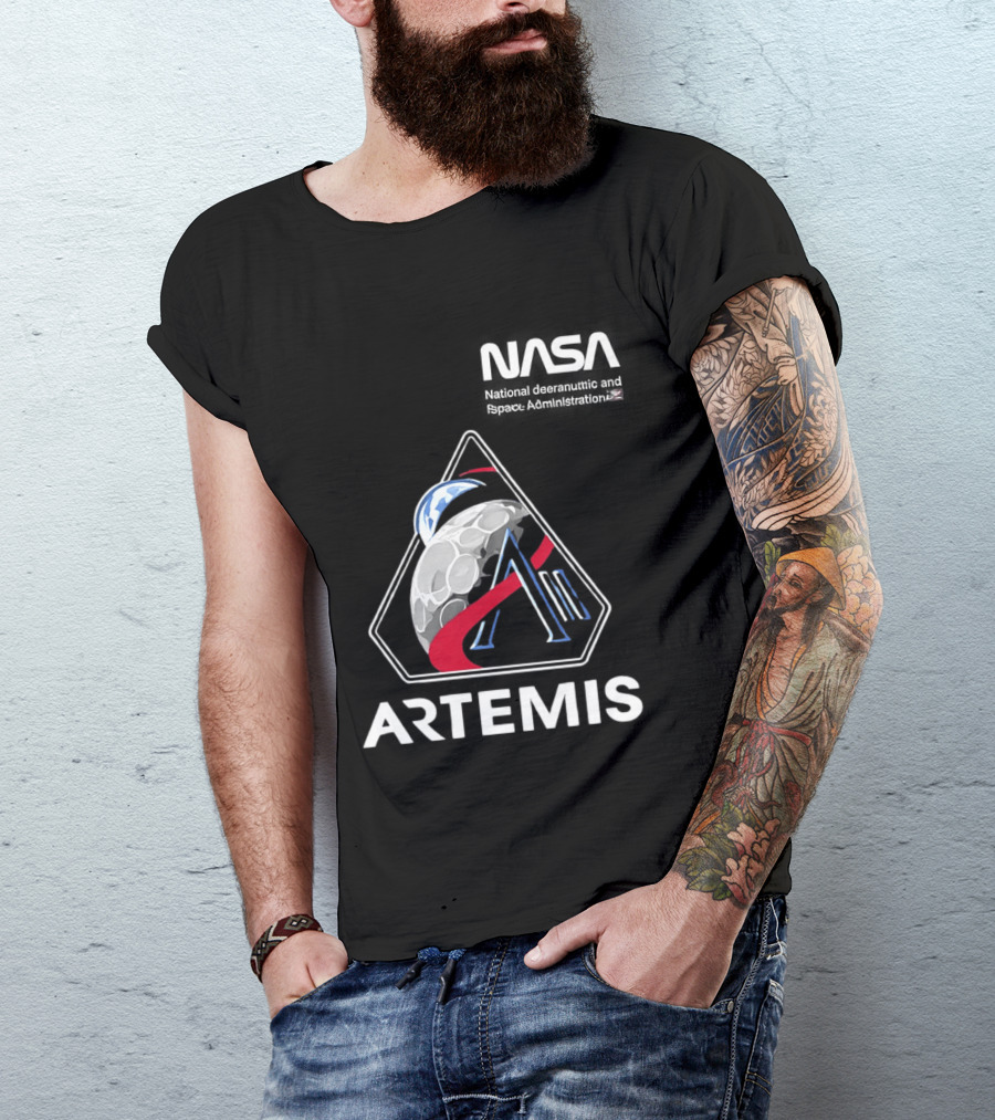 NASA Artemis 2 Mission Moon Exploration T-Shirt