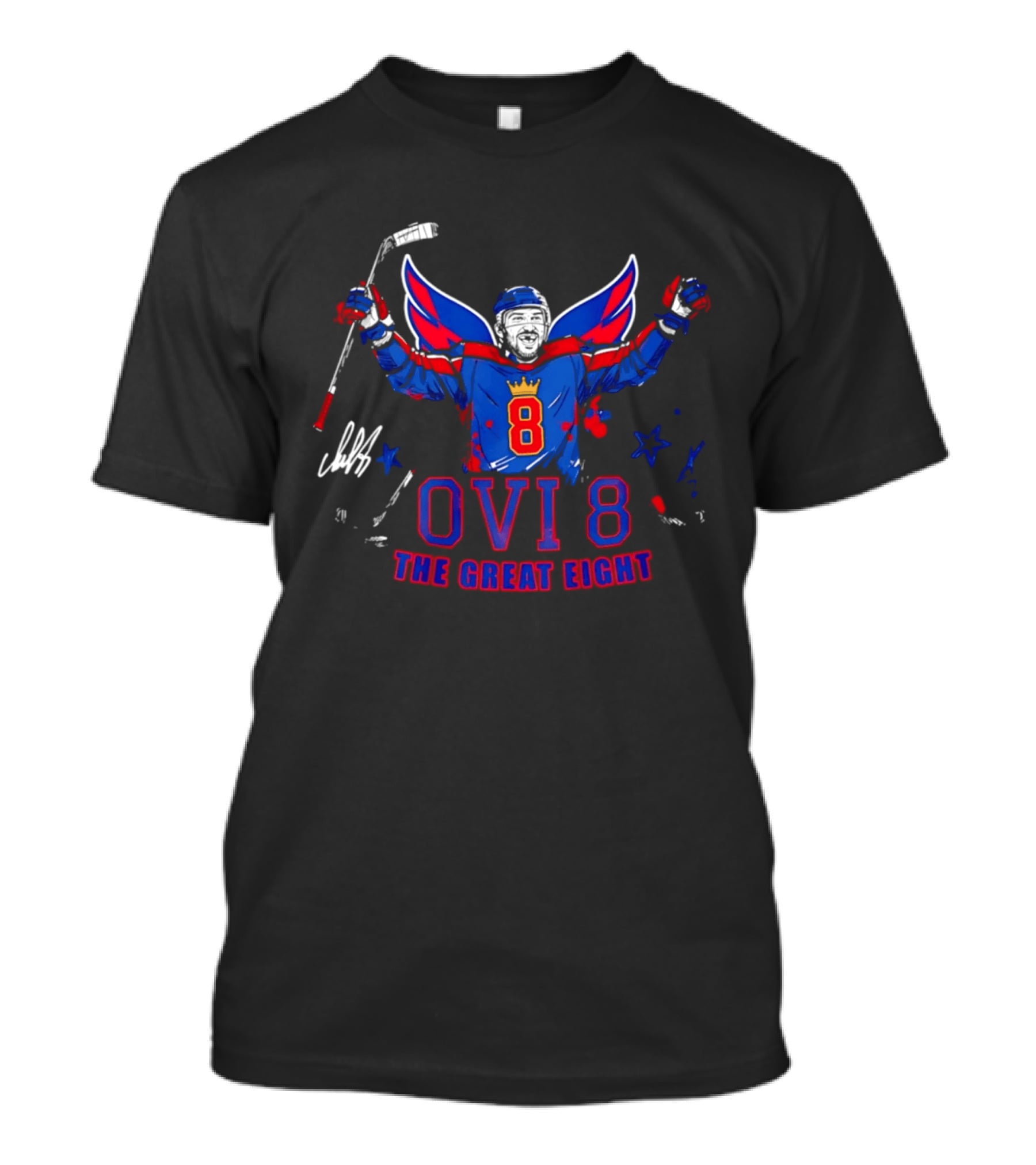 Ovi 8 The Great Eight Washington Capitals Alexander Ovechkin T-Shirt