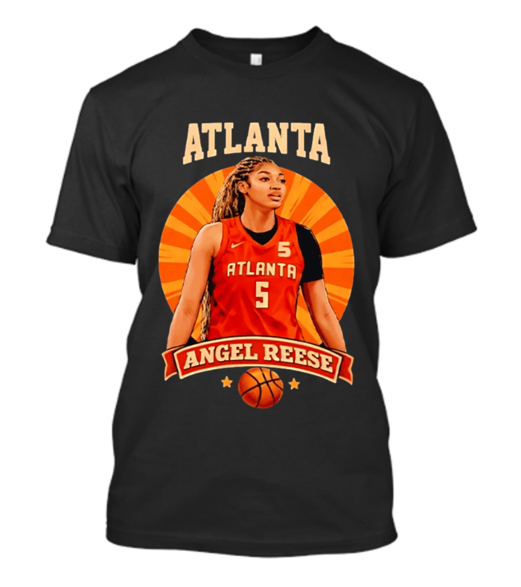 Atlanta Angel Reese Basketball T-Shirt
