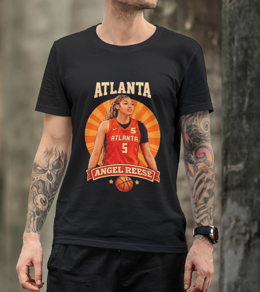 Atlanta Angel Reese Basketball T-Shirt