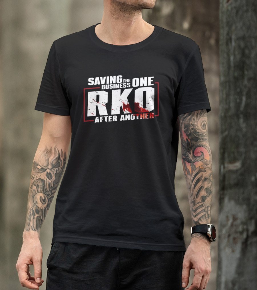 Randy Orton Pat McAfee WWE Saving The Business One RKO After Another T-Shirt