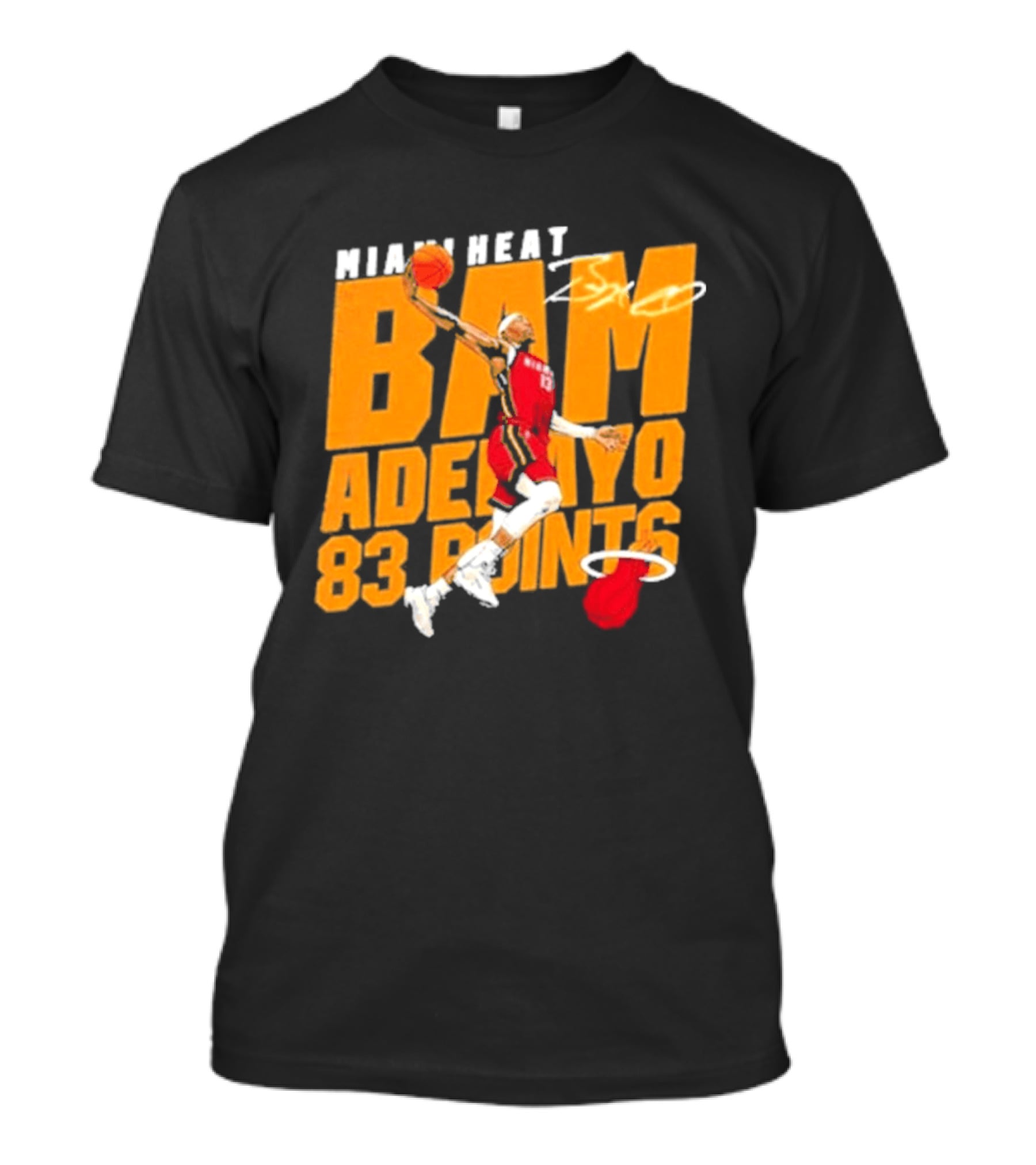 Miami Heat Bam Adebayo Slam Dunk 83 Points T-Shirt