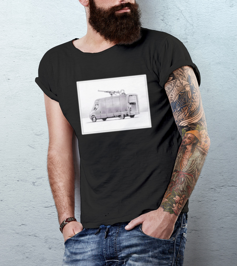 Boldy James Manhunt Banksy Inspired Armored Truck Scene T-Shirt