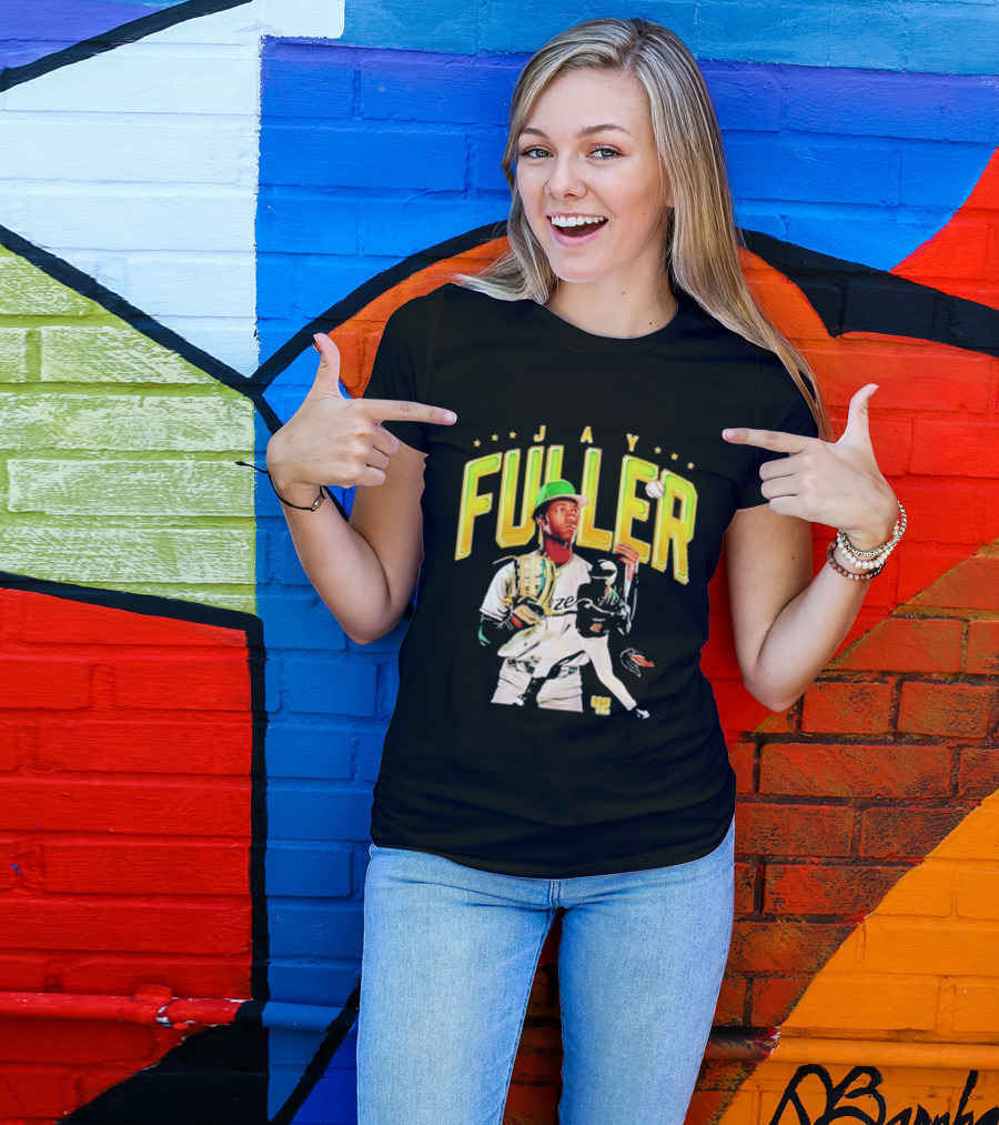 Jay Fuller UAB Baseball Player NCAA Collage With Catcher And Batter T-Shirt