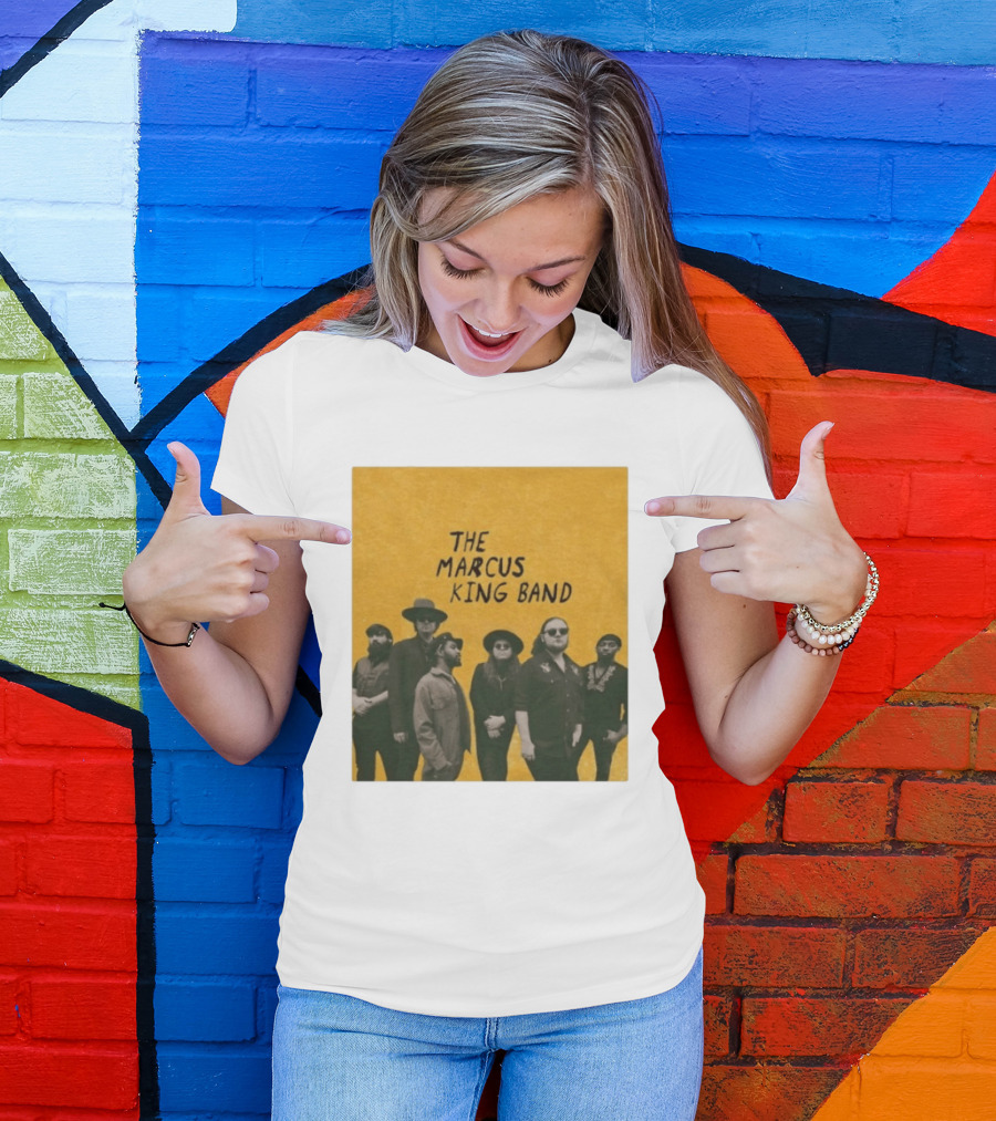 The Marcus King Band Vintage American Tour Group Photo T-Shirt