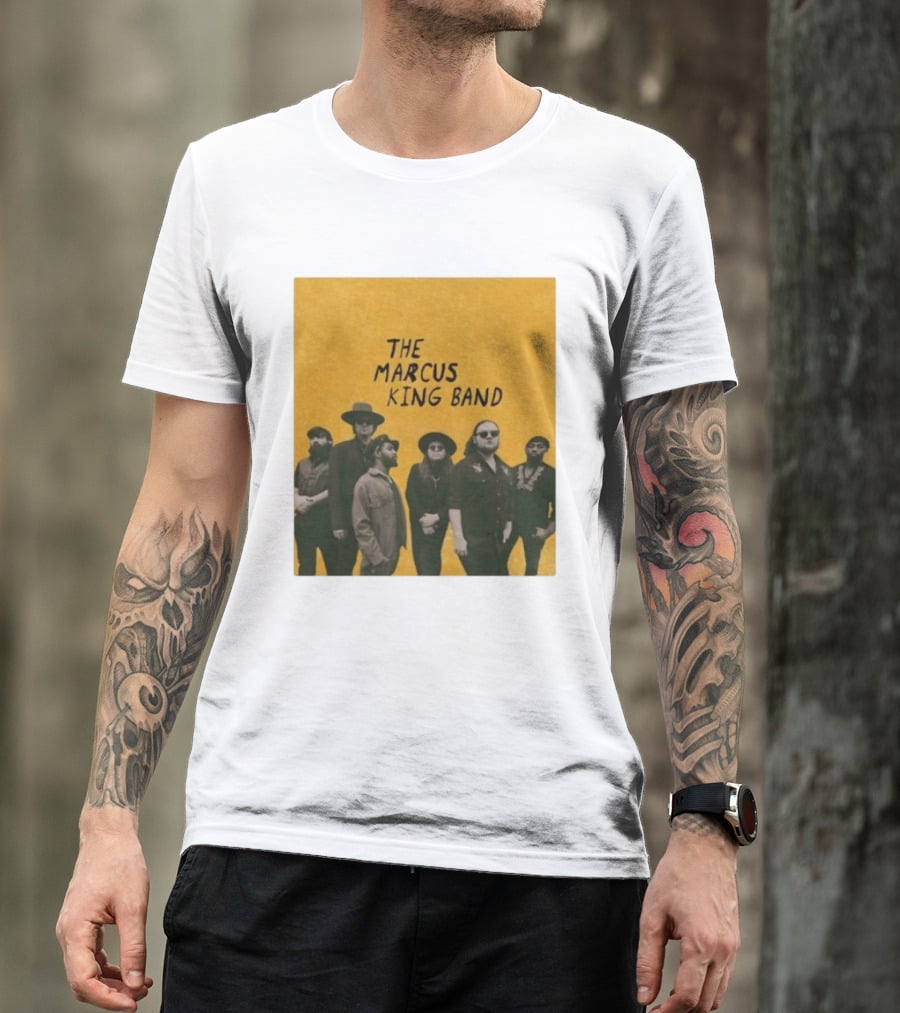 The Marcus King Band Vintage American Tour Group Photo T-Shirt