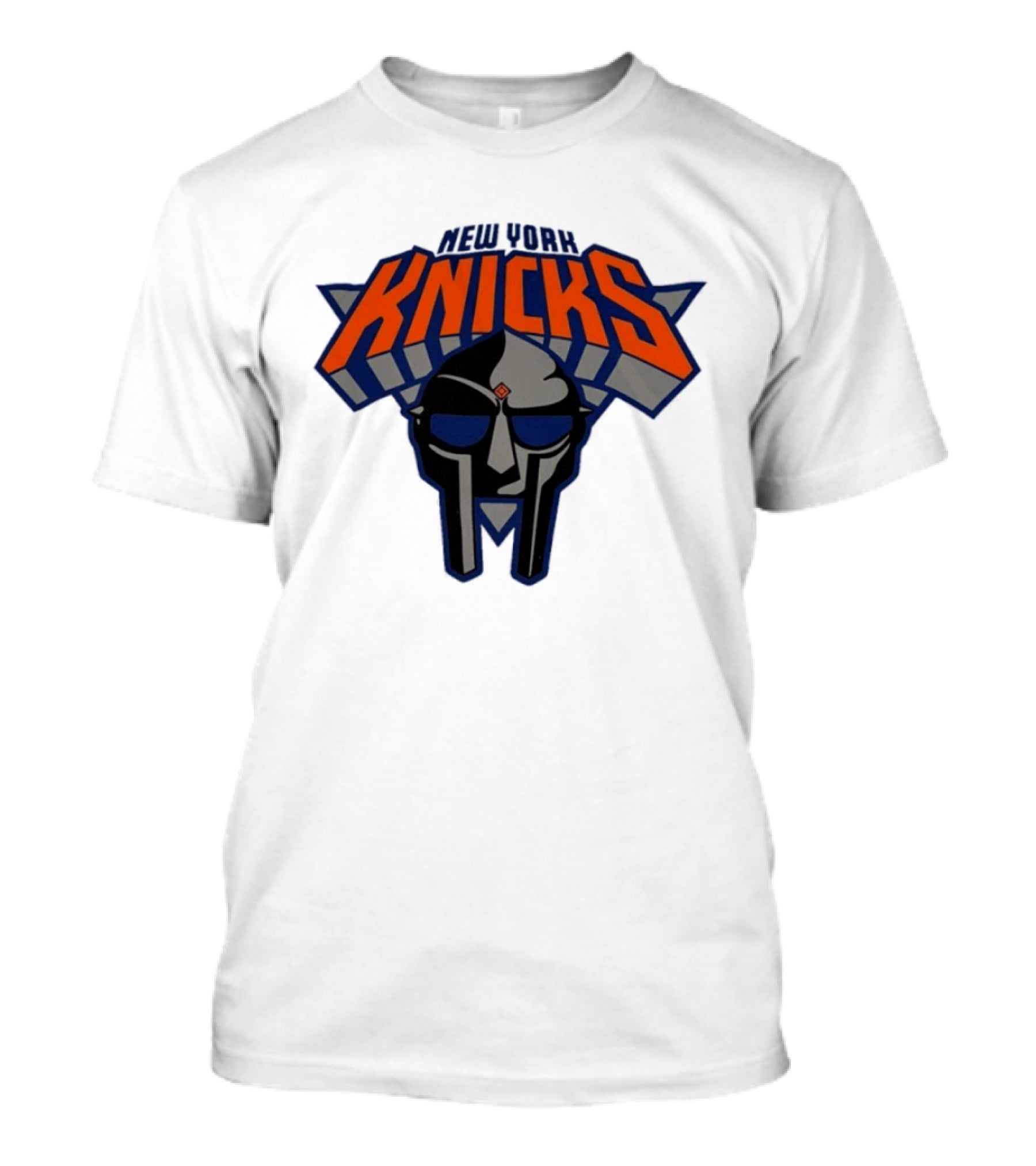 New York Knicks MF Doom Mask Collaboration T-Shirt