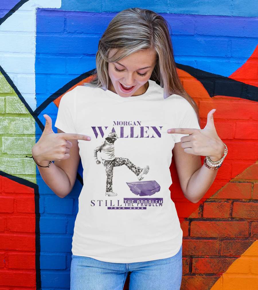 Morgan Wallen Still The Problem Tour 2026 Minnesota Vikings Collaboration T-Shirt