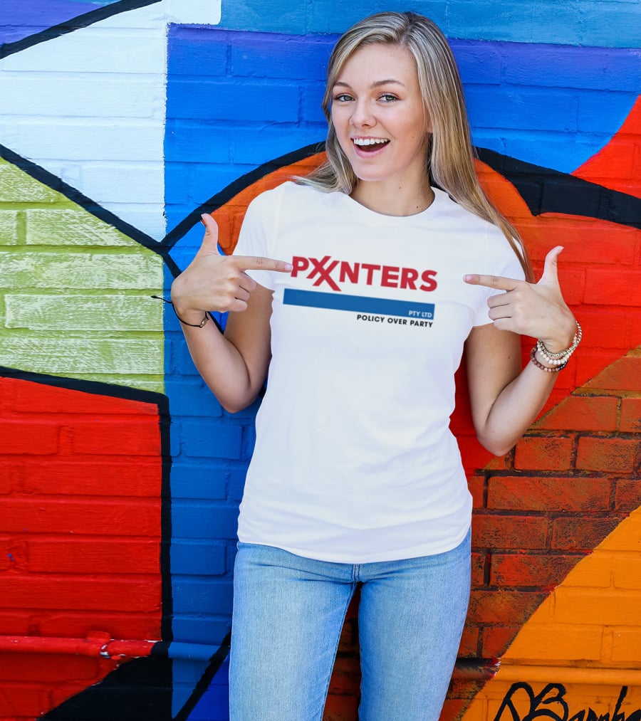 PXXNTERS Policy Over Party Politics T-Shirt
