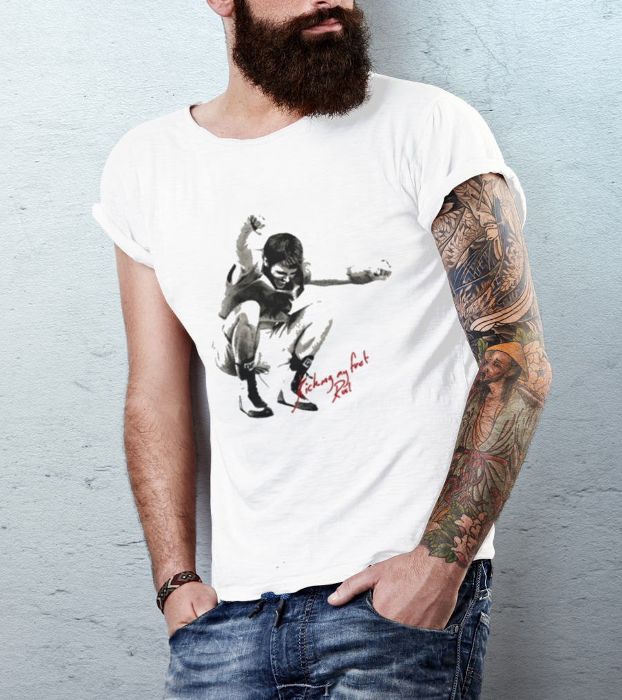 Ruel Kicking My Feet Dynamic Pose T-Shirt