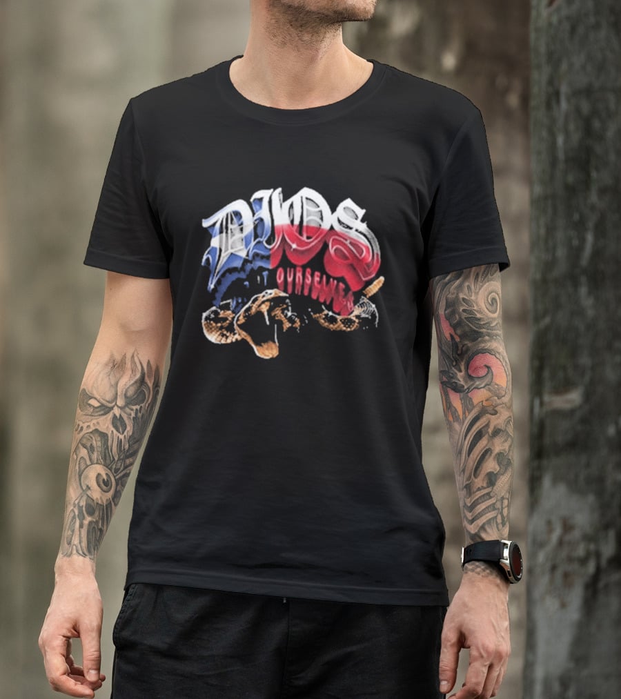 Dios Did It Ourselves Familia Dominican Flag Colors Rugged Hands T-Shirt