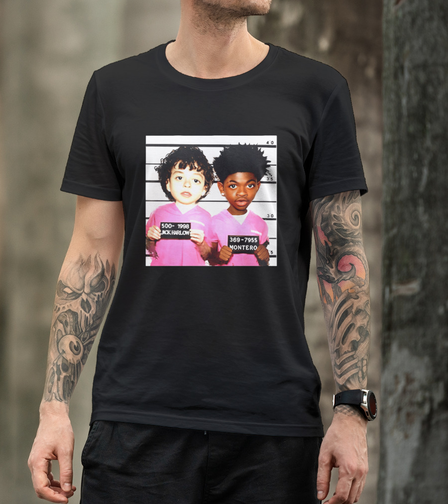 Jack Harlow Montero Shot Pink Outfits 500 1998 369 7955 T-Shirt