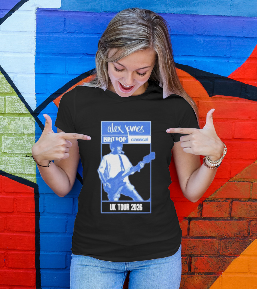 Alex James Britpop Classical UK Tour 2023 T-Shirt