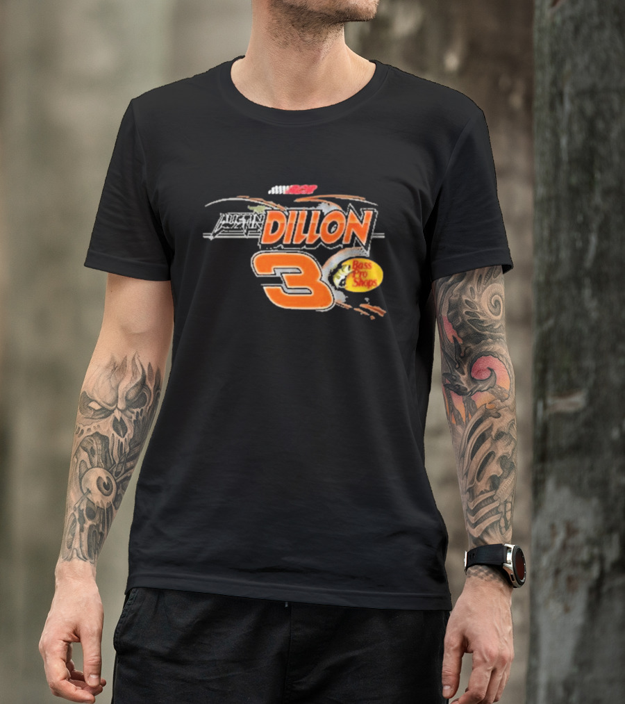 Austin Dillon 3 Bass Pro Shops 2026 Racing T-Shirt