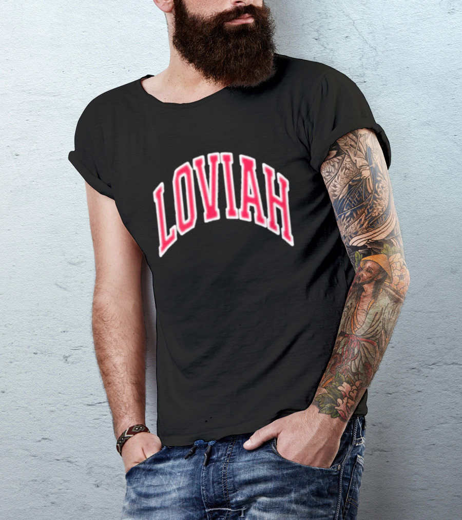 Empire Loviah Team Bold Red Arch Lettering T-Shirt
