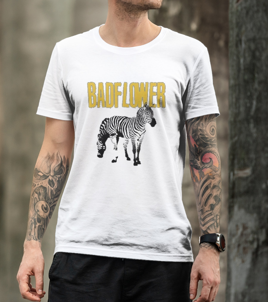Badflower Zebra T-Shirt