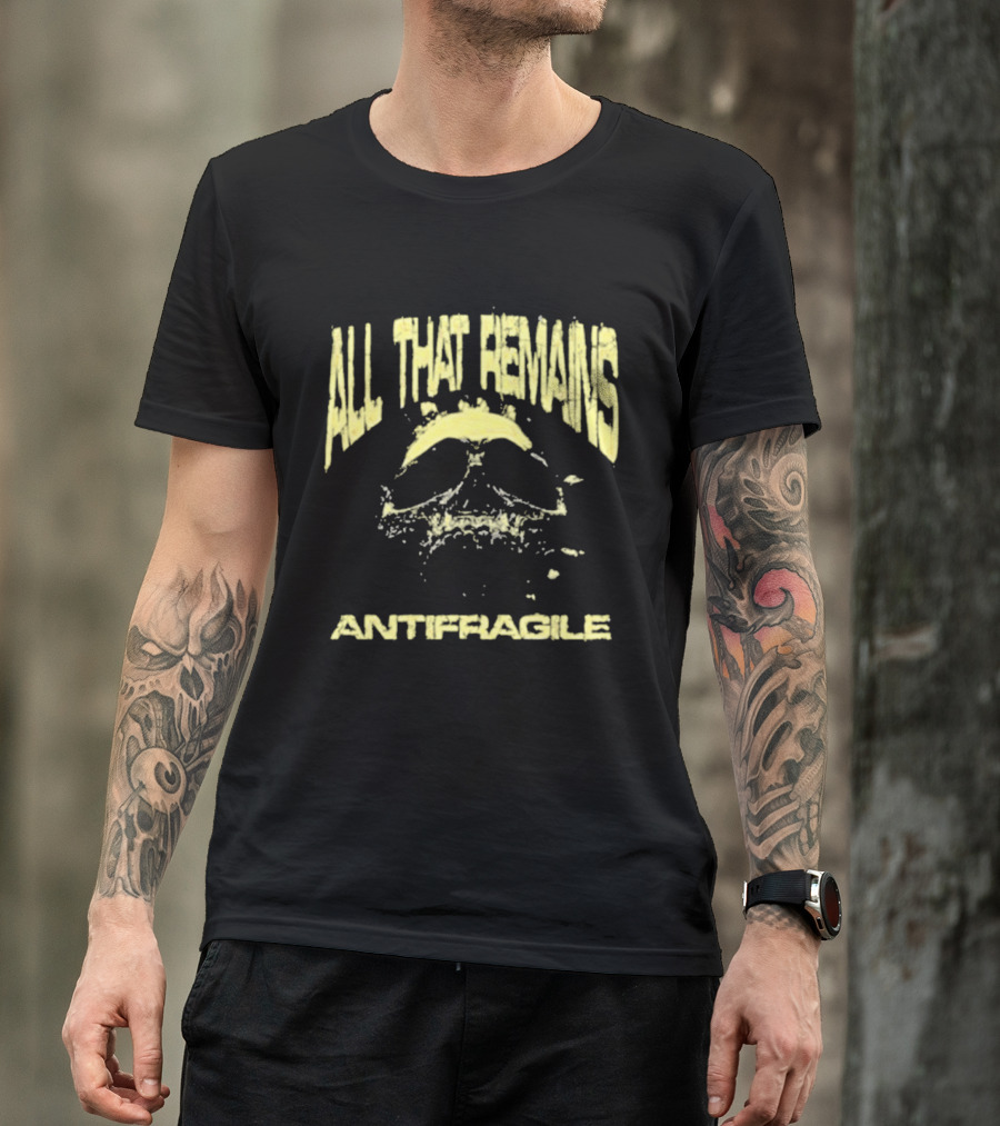 All That Remains Antifragile Distressed Crescent T-Shirt
