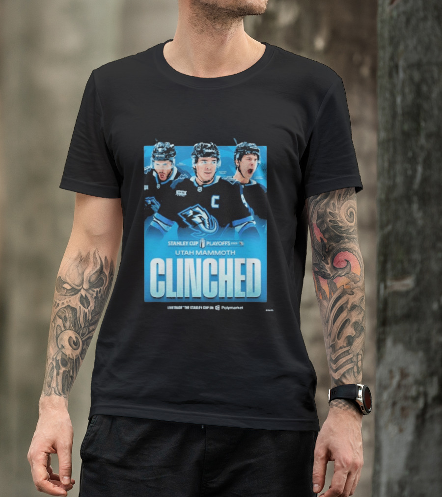 Utah Mammoth Clinched Stanley Cup Playoffs 2026 T-Shirt
