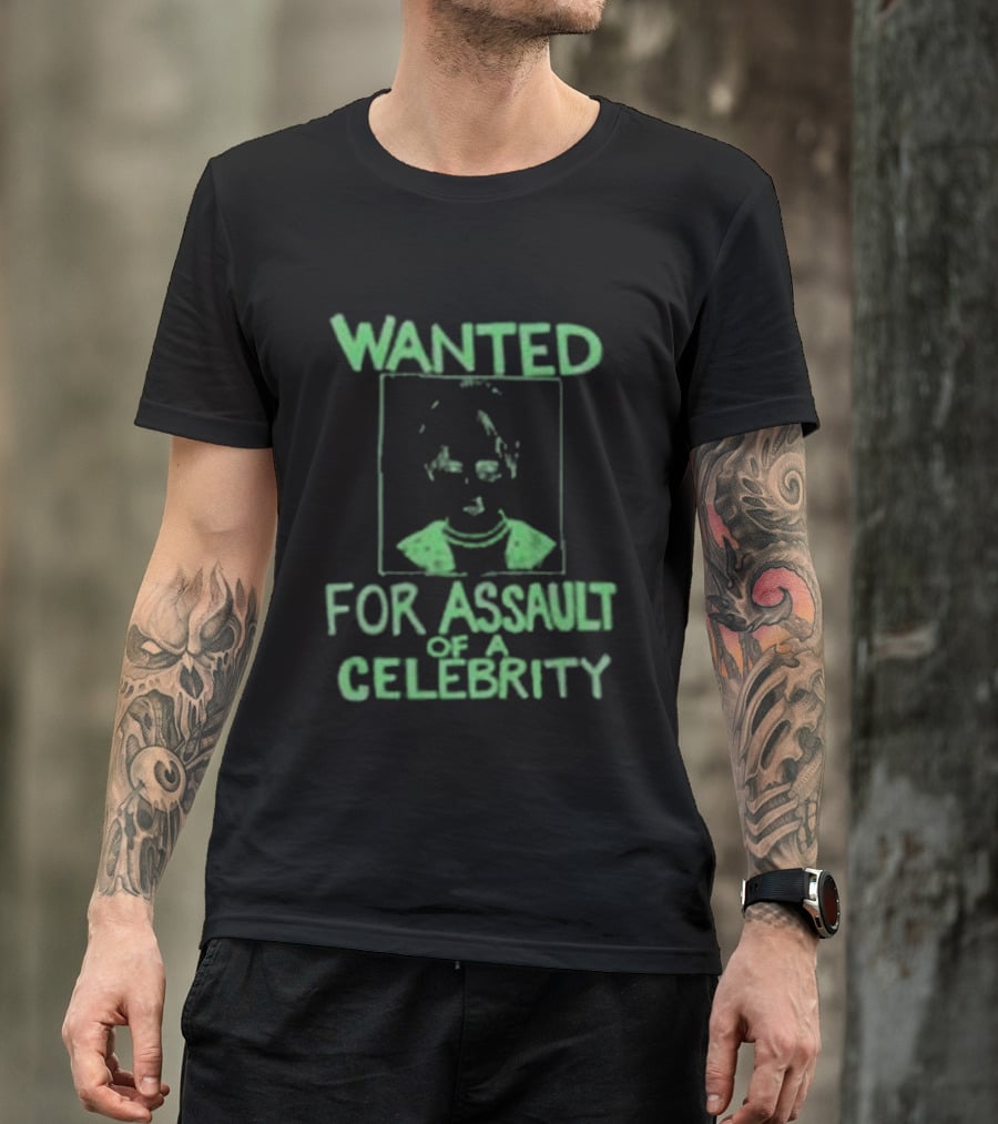 Wanted The Wanted For Assault Of A Celebrity T-Shirt