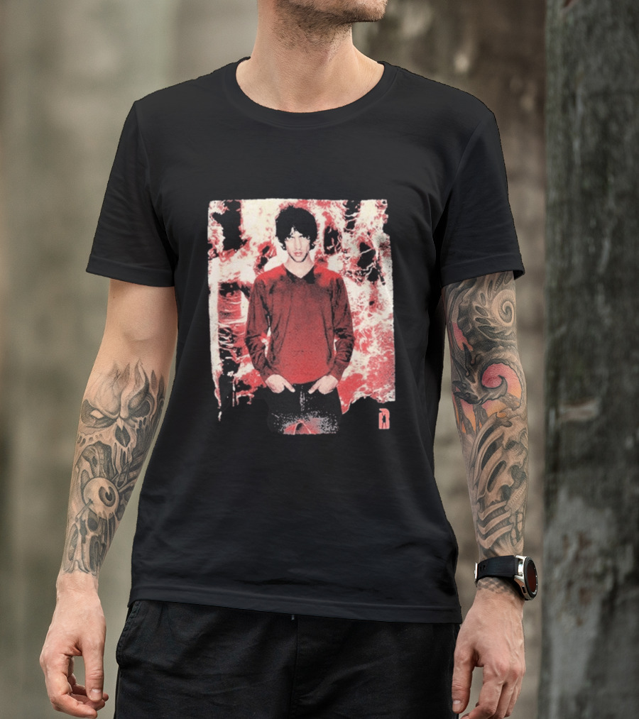 Richard Ashcroft 2026 Tour Classic Photo Red Abstract T-Shirt