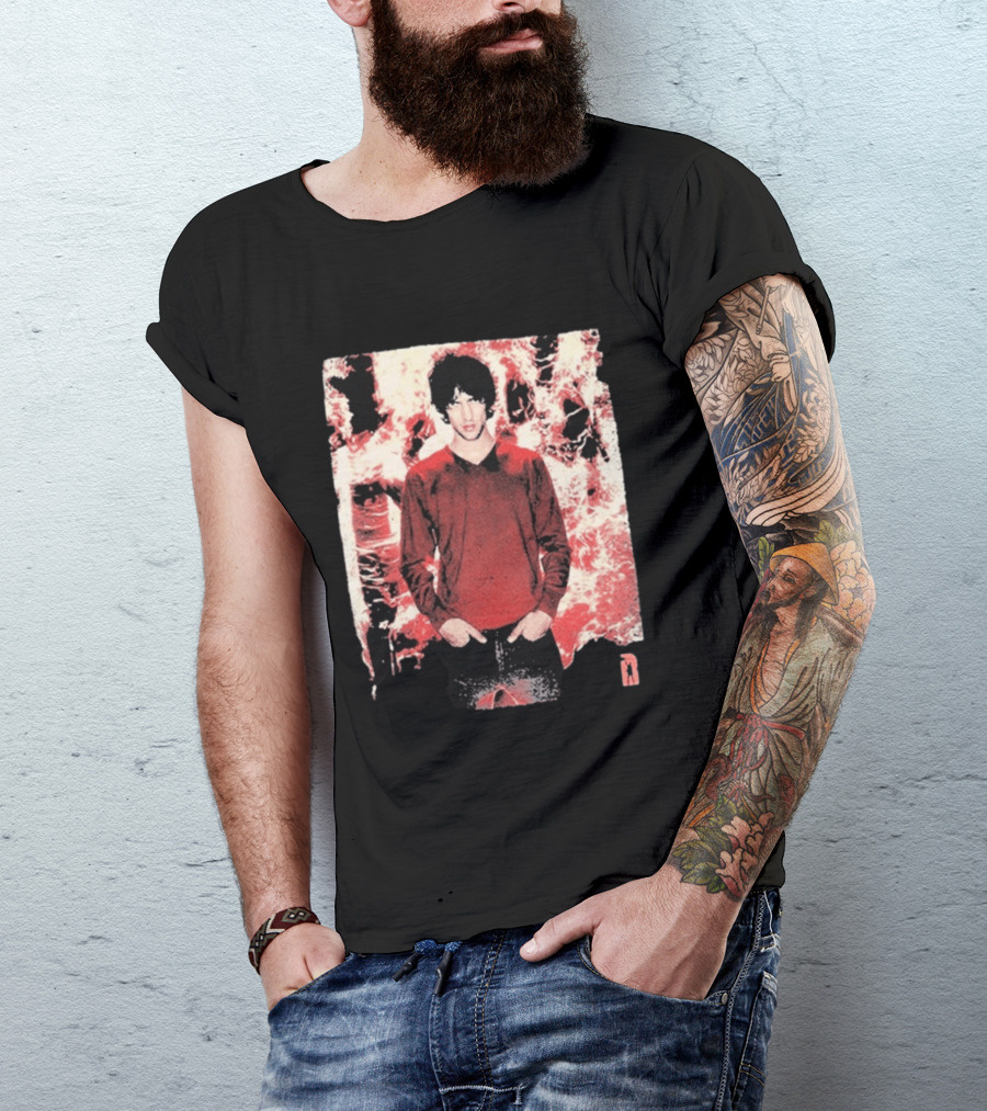 Richard Ashcroft 2026 Tour Classic Photo Red Abstract T-Shirt