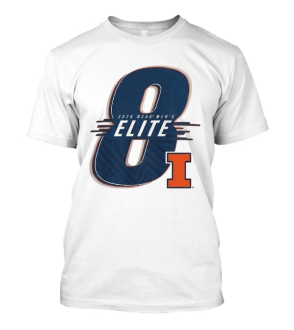 2026 NCAA Men's Elite 8 Illinois Fighting Illini I T-Shirt