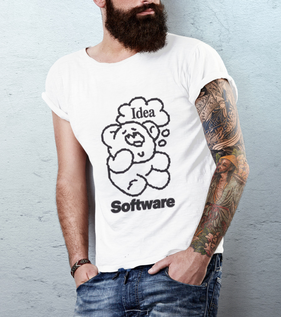Figma Culture Fit Idea Software In Violet Bear T-Shirt