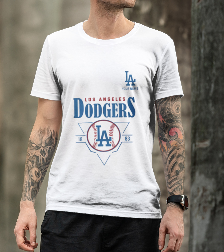 Los Angeles Dodgers 1903 Your Name LA Baseball T-Shirt