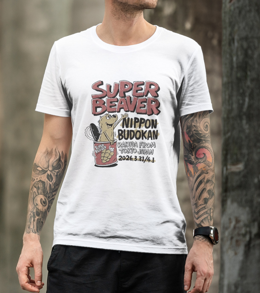 Super Beaver Nippon Budokan Rakuda From Tokyo Japan March 31 April 1 2023 T-Shirt