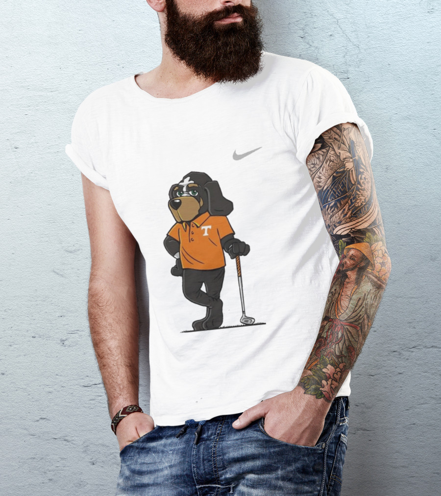 Vol Golfing Smokey In Tennessee Orange Nike T-Shirt