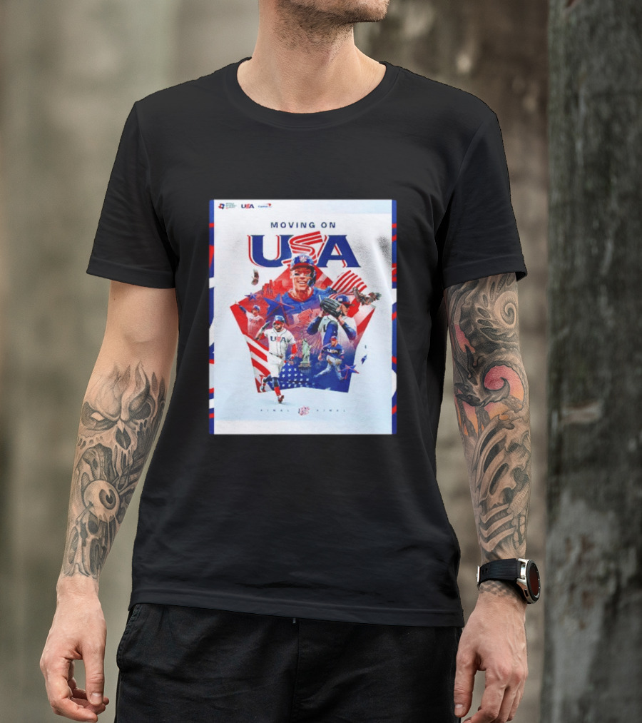 Moving On USA World Baseball Classic 2026 Team USA Final Player T-Shirt