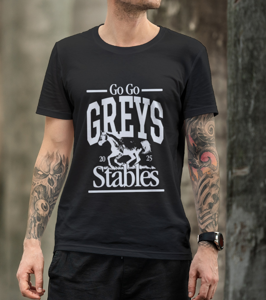Go Go Greys Stables Horse Riding 2023 T-Shirt