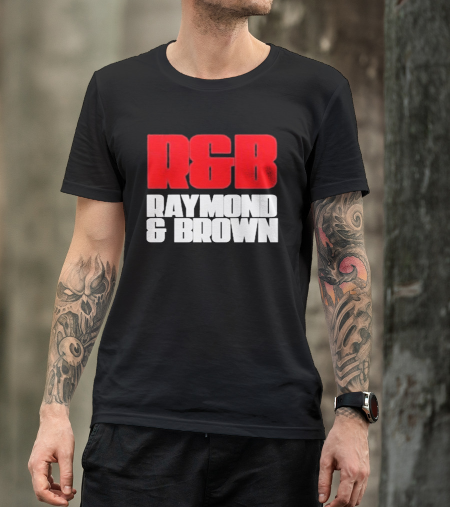 Raymond & Brown R&B World Tour 2026 Bold Red White T-Shirt
