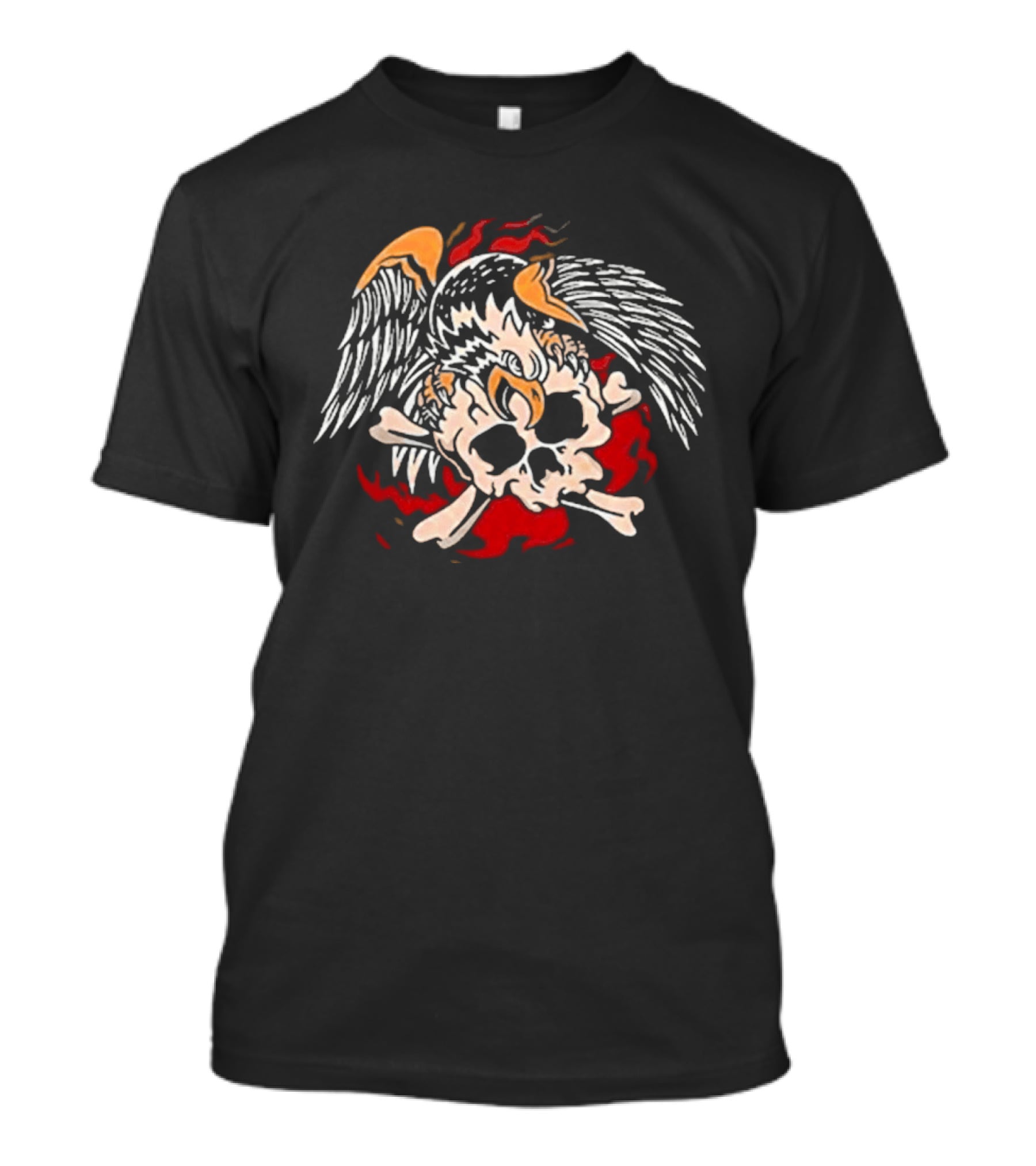 Sevendust ONE Euro UK Tour 2026 Skull Wings Phoenix Flames T-Shirt
