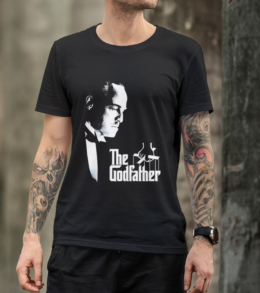 The Godfather Vito Corleone Iconic Movie Character Font T-Shirt