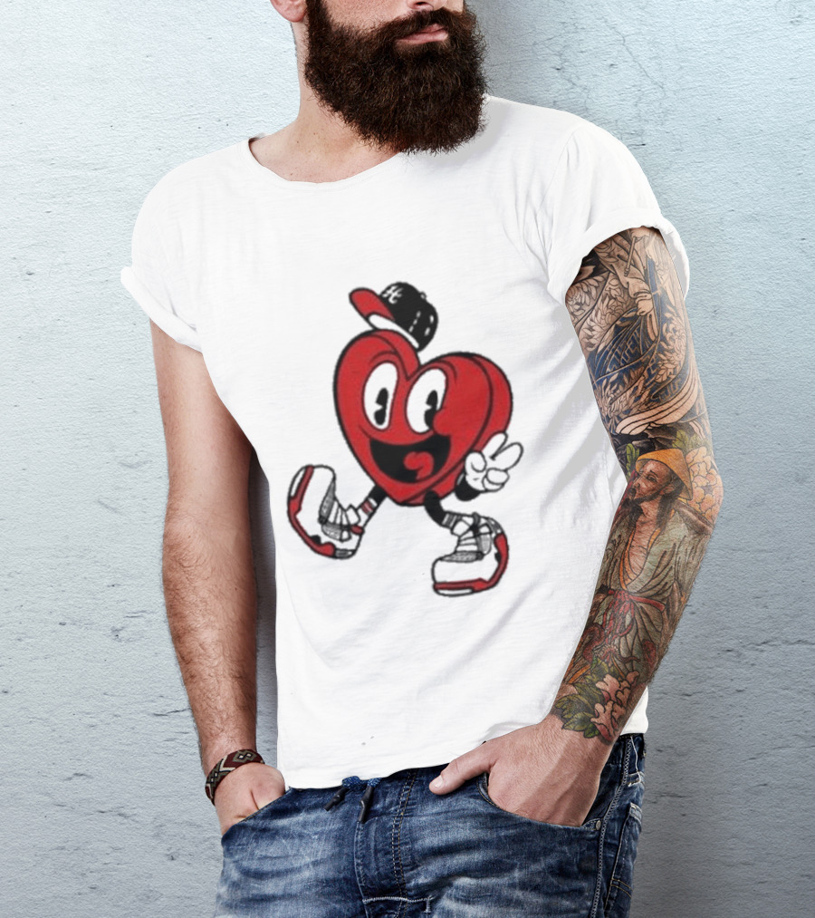 Hulvey Love Like That Heart Character Cartoon T-Shirt