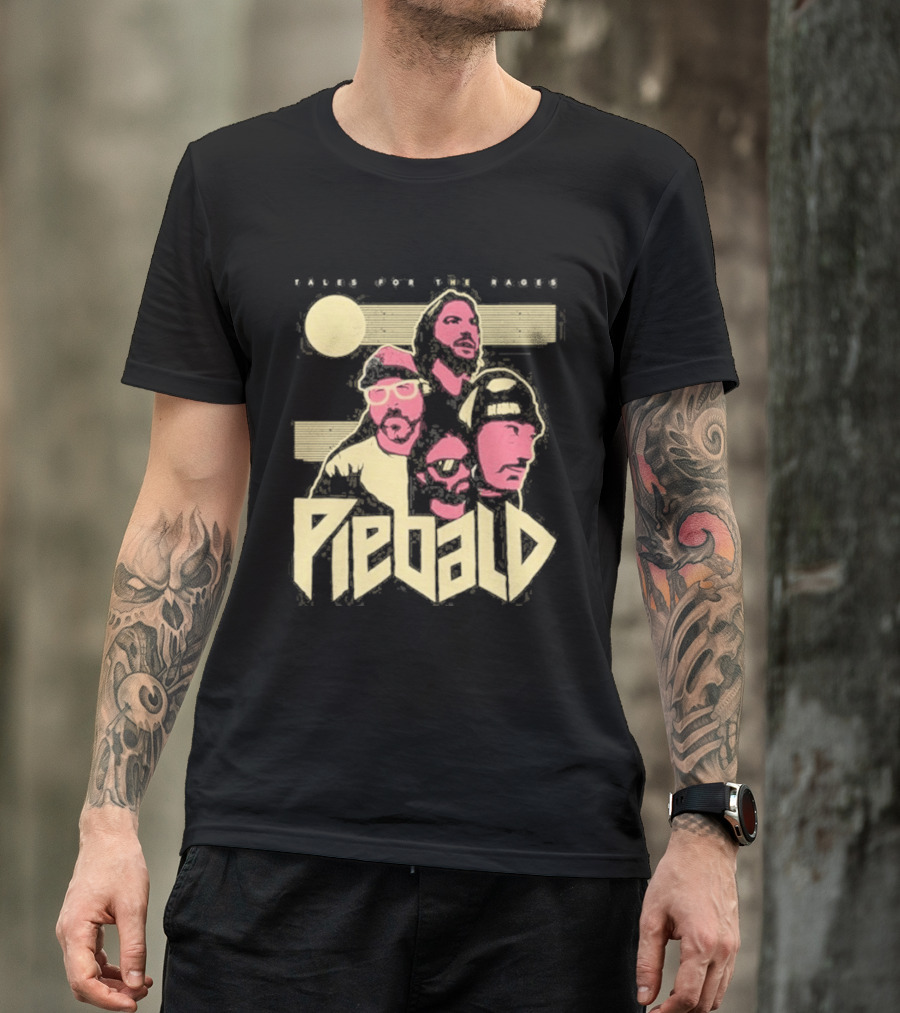 Piebald Rides Off Into Brave Navy Tales T-Shirt