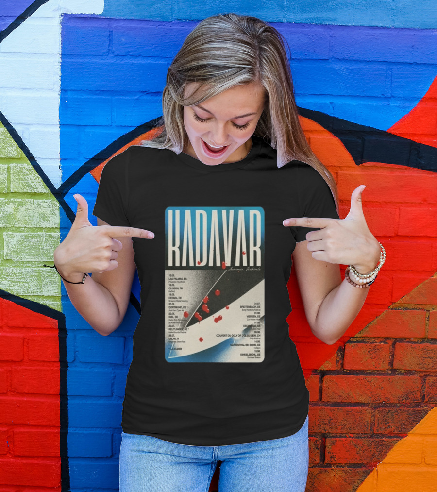 Kadavar Summer Festivals 2026 Las Palmas Clisson Colmar Dortmund Breitenbach Vevey Dunkelsbühl T-Shirt