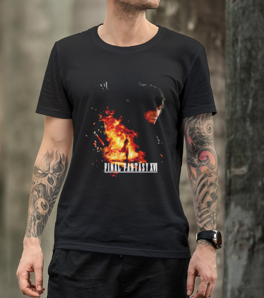 Ben Starr Final Fantasy XVI Fire Element T-Shirt